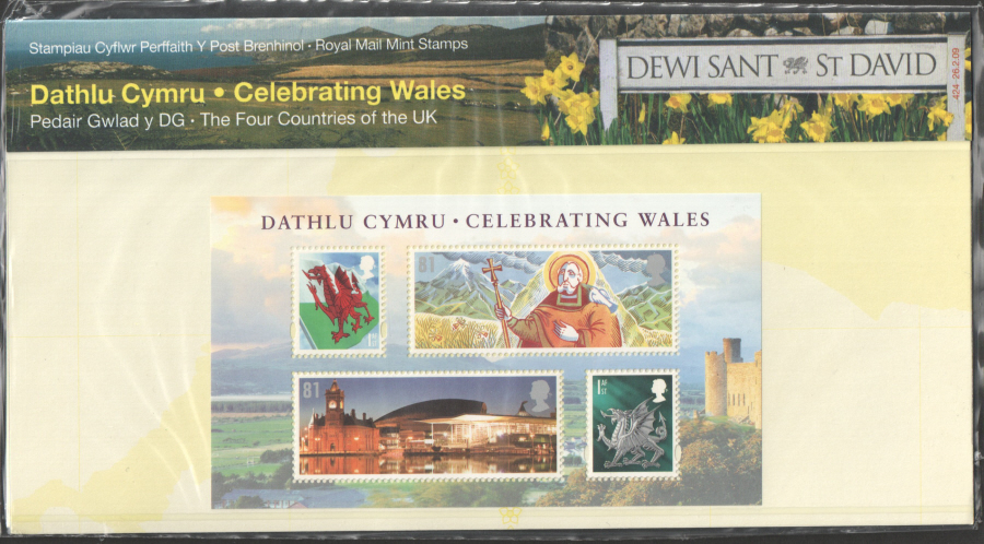 (image for) 2009 Celebrating Wales Presentation Pack 424 - Click Image to Close